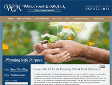 Tablet Screenshot of gainesvilleestateplanninglawyer.com